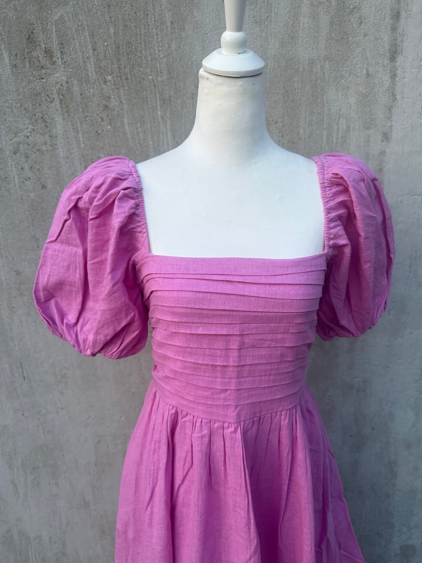 Abercrombie & Fitch linen-cotton dress, midi length, size S