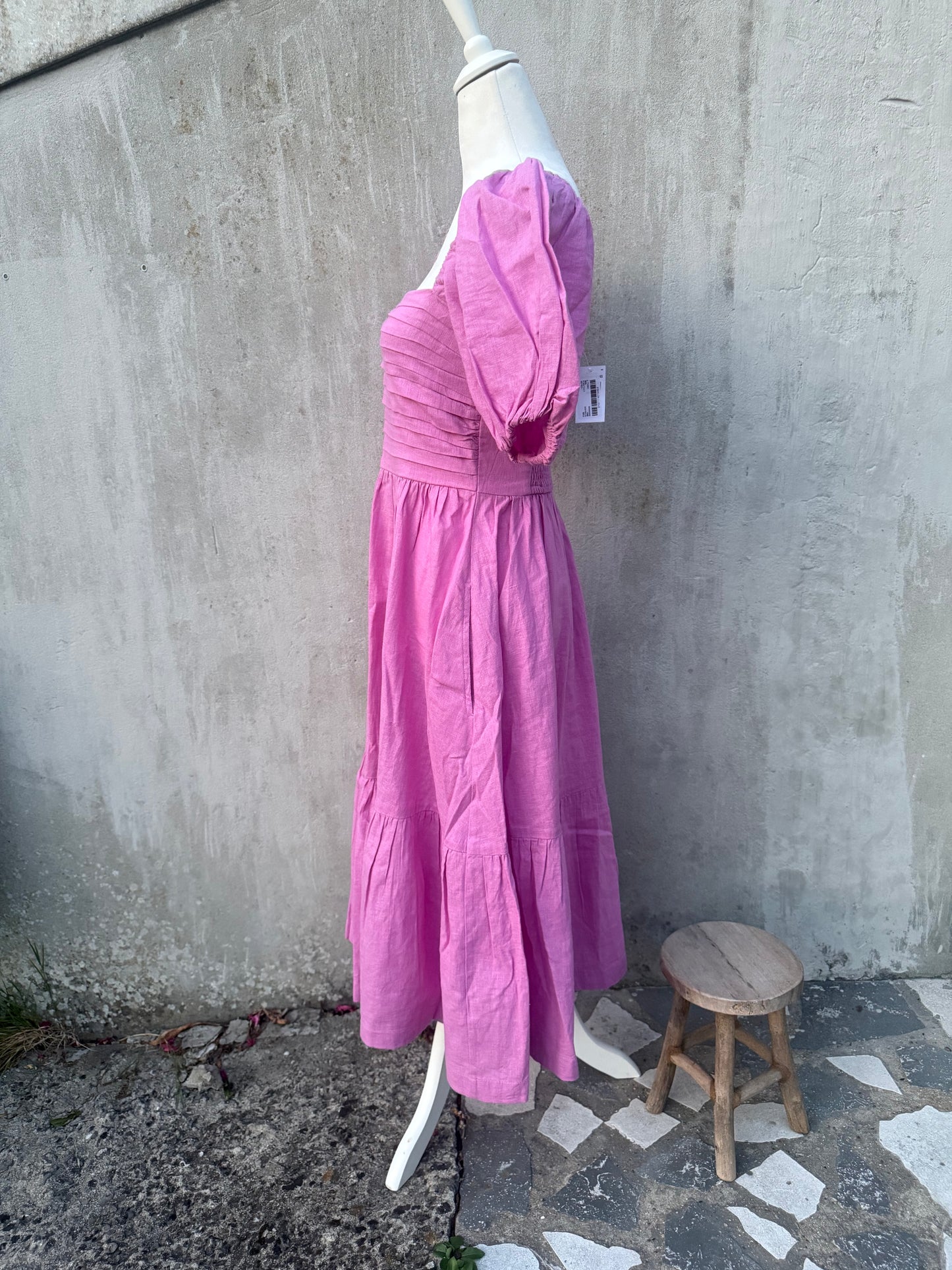 Abercrombie & Fitch linen-cotton dress, midi length, size S