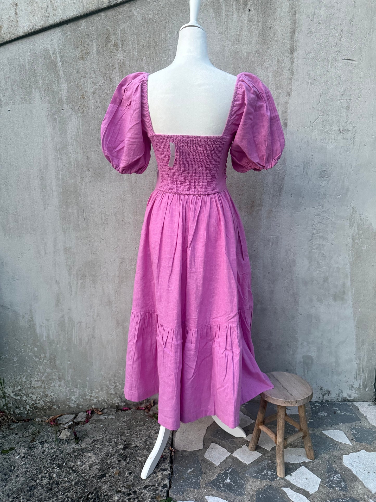 Abercrombie & Fitch linen-cotton dress, midi length, size S