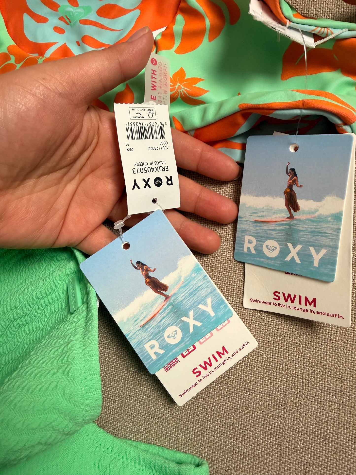Roxy set bikini REVERSIBLE, size M