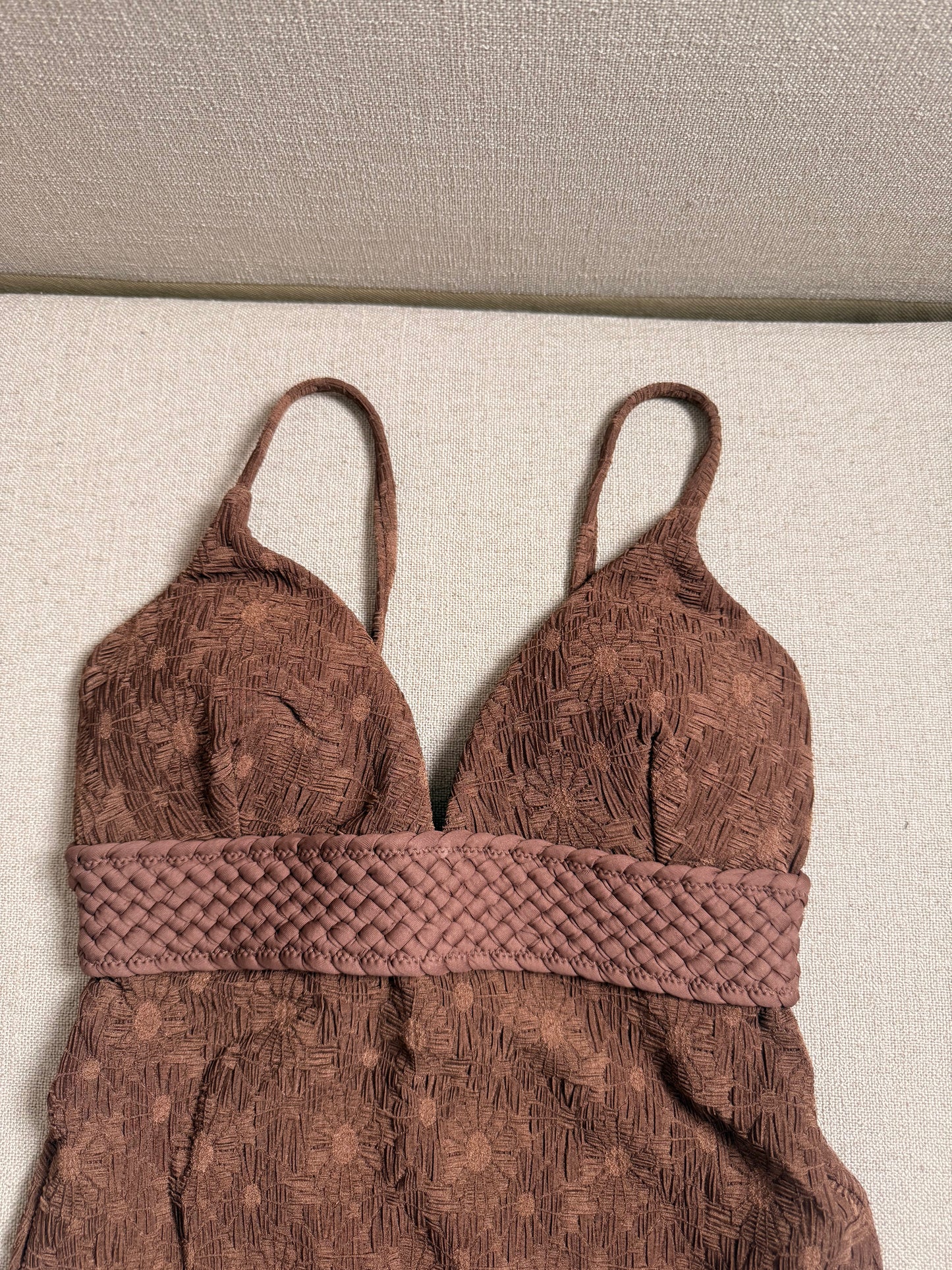 Seafolly one-piece swimsuit, size EU 36, textured fabric