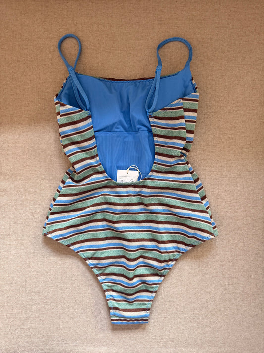 Oysho one-piece swimsuit, size S / M, chic stripes